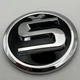 Эмблема Skoda 79 мм 80 мм значок Octavia Tour, A5,Fabia,Rapid, Superb 5J0853621AAUL хром черный (шкода) - изображение 4