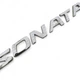 Hyundai хюндай табличка Sonata 230 мм 18 мм шильдик соната хром - зображення 5