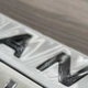 ЕМБЛЕМА напис RANGE ROVER (РЕНЖ РІВЕР) КАПОТ БАГАЖНИК (ЗНАЧОК, НАКЛЕЙКА, ЛОГОТИП) чорна рельєфна - зображення 4