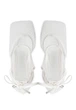 Босоніжки жіночі на підборах Meideli 8090/White/T502-2/B 37 Білий - зображення 3