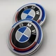 Значки BMW 82 мм Емблеми БМВ на капот і багажник 51148132375 Ювілей 50 років Years performance Mpower - зображення 1