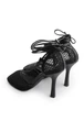 Босоніжки жіночі на підборах Meideli 8090/Black/T502-8/B 38 Чорний - зображення 4