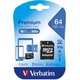 Карта пам'яті Verbatim 64gb microSDHC Class 10 (44084) - зображення 3