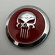 Наклейка 3D Punisher картель череп табличка пунішер на зброю авто 40 мм металева - зображення 2