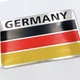 Наклейка на авто світловідбивна прапор Німеччина Germany 80 мм 50 мм - зображення 2