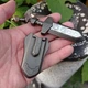 EDC Фиджет игрушка меч с ножнами слайдер магнитный Fidget Toy антистресс клацалка (черный) - изображение 3
