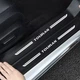 Защитная пленка накладка на пороги Touran Volkswagen фольцваген Черный Карбон наклейки светоотражающие тоуран - изображение 2