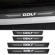 Захисна плівка накладки на пороги Golf Volkswagen фольцваген карбон наклейки світловідбивні гольф golf - зображення 1