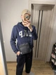 Сумка через плечо Undefeated Черная на шнурках с застежками 22×19 см - изображение 6