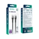 Кабель USB Ridea RC-XS51 X-Silicone Type-C to Type-C 60W 1.2m Чорний - зображення 2