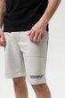 Мужские хлопковые шорты серый BASE SHORTS Grey в стиле Casual XL - изображение 7