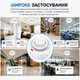 Розумний Wi-Fi датчик диму DYGSM Tuya Smart / Smart Life 85 дБ — сигналізація пожежі з повідомленням на смартфон, WiFi, Білий - изображение 4