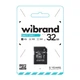 Карта памяти Wibrand MicroSDHC 32gb UHS-1 10 Class & Adapter Черный - изображение 2
