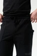 Мужские хлопковые шорты черный BASE SHORTS Black в стиле Casual - изображение 2