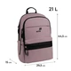 Рюкзак шкільний Kite Education teens K26-2721L-3 Pink з кріпленням на валізу (996187) - зображення 2