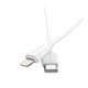 Кабель USB Borofone BX19 Type-C to Lightning 20W Белый - изображение 4