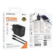 Мережевий Зарядний Пристрій Borofone BA83A 1USB-C/1USB PD/QC 20W+Type-C to Lightning Чорний - зображення 2