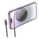 Беспроводное Зарядное Устройство Hoco CQ18 2-in-1 15W Magnetic (iWatch) Серый - изображение 4