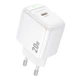 Мережевий Зарядний Пристрій Borofone BAS43A 1USB-C PD/QC 20W Бiлий - зображення 1