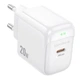 Мережевий Зарядний Пристрій Borofone BAS43A 1USB-C PD/QC 20W Бiлий - зображення 3