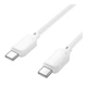 Кабель USB Hoco X113 Type-C to Type-C 60W Белый - изображение 3