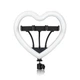 Лампа RGB JM33-13 33cm (Heart Style) с тремя держателями Черный - изображение 1