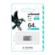 USB флеш-накопитель Wibrand 64gb Hawk Серебро - изображение 2