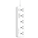 Сетевой Удлинитель LDNIO SC5415 5 universal ports /1 PD/1 QC/2 auto ID 2m Белый - изображение 1