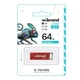 USB флеш-накопитель Wibrand 64gb Chameleon Красный - изображение 2