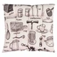 Подушка для стула Ardesto Kitchen 40х40см 90% полиэстер 10% хлопок (ART03KN) - изображение 2