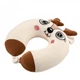 Подушка для шеи Ardesto Travel Reindeer 30х30см полиуретановая пена белый (ART3031NEP) - изображение 2