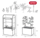 Міні теплиця для рослин Keter Maple Green House коричнева 185 см з матеріалу Evotech (249295) - изображение 15