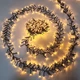 Світлодіодна гірлянда-мішура, 6 метрів, 220V, 600 leds, теплий білий (WLS-2331M6) - зображення 1