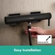 Змішувач hansgrohe Tecturis E для душу, чорний матовий 73620670 - изображение 2