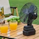 Вентилятор портативный аккумуляторный 48V настольный |2 скорости, время работы до 10 часов| black - изображение 8