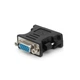 Перехідник VGA (мама)/DVI-I 24+5 (тато) Black Q50 - зображення 3