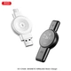 Бездротовий зарядний пристрій XO CX026 Watch Wireless Charger Apple/Samsung USB/Type-C Чорний (XO-CX026-Black) - зображення 3