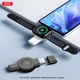 Бездротовий зарядний пристрій XO CX026 Watch Wireless Charger Apple/Samsung USB/Type-C Чорний (XO-CX026-Black) - зображення 6