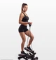 Степпер поворотный EasyFit Pace-B с эспандерами,домающийся мини степпер, тренажер Twist Stepper (EF-0561-BK) - изображение 6