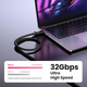 Кабель UGREEN DP114 DP 1.4 Male to Male Plastic Case Braided Cable 3m (UGR-80393) - изображение 5