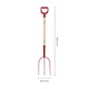 Вила для силоса 3 зубные FISKARS Classic U-Grip FSC - изображение 2