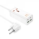 Мережевий подовжувач Hoco AC10A 2U 1P 2C 65W (1.5м) — White (785031) - изображение 1