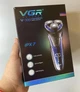 Електробритва чоловіча VGR V-306 з LED-дисплеєм професійна акумуляторна - изображение 4
