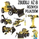 Klocki Konstrukcyjne Woopie STEAM Zbuduj Pojazdy Budowlane 8w1 (46638)(5906280656638) - obraz 2