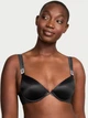 Комплект Victoria’s Secret Scattered Shine Strap Lightly Lined Low-Cut Demi Bra+Trong Panty,без push-up,Чорний 75D-XS - изображение 8