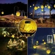 Декоративный фонарик на солнечной батарее «Хрустальный шар» Solar Glass Decoration Light (1011164-Silver) - изображение 3
