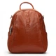 Рюкзак шкіряний коричневий 27×32×14 см PD-420024 - зображення 1