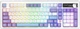 Бездротова Механічна Ігрова Клавіатура Ajazz AK980 V2 Purple з TFT-екраном, 2.4G/Bluetooth/Кабель - изображение 1