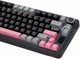 Механічна ігрова клавіатура Aula S75 Pro Black-Pink ENG + UA, з TFT-дисплеєм, 2.4G/Bluetooth/Кабель - изображение 6