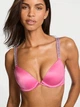 Комплект Victoria's Secret Very Sexy Lightly Lined Demi Shine Strap Bra Rose Garden Pink,без push-up+Trong Panty,Рожевий,75B-S - изображение 9